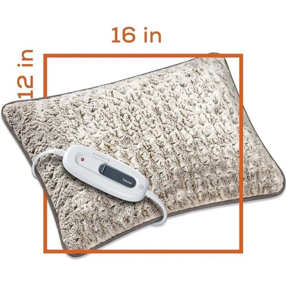 Beurer Ultra-Plush Heated Pillow UHP48N Lumbar Support Back Pain Relief New - Picture 10 of 16